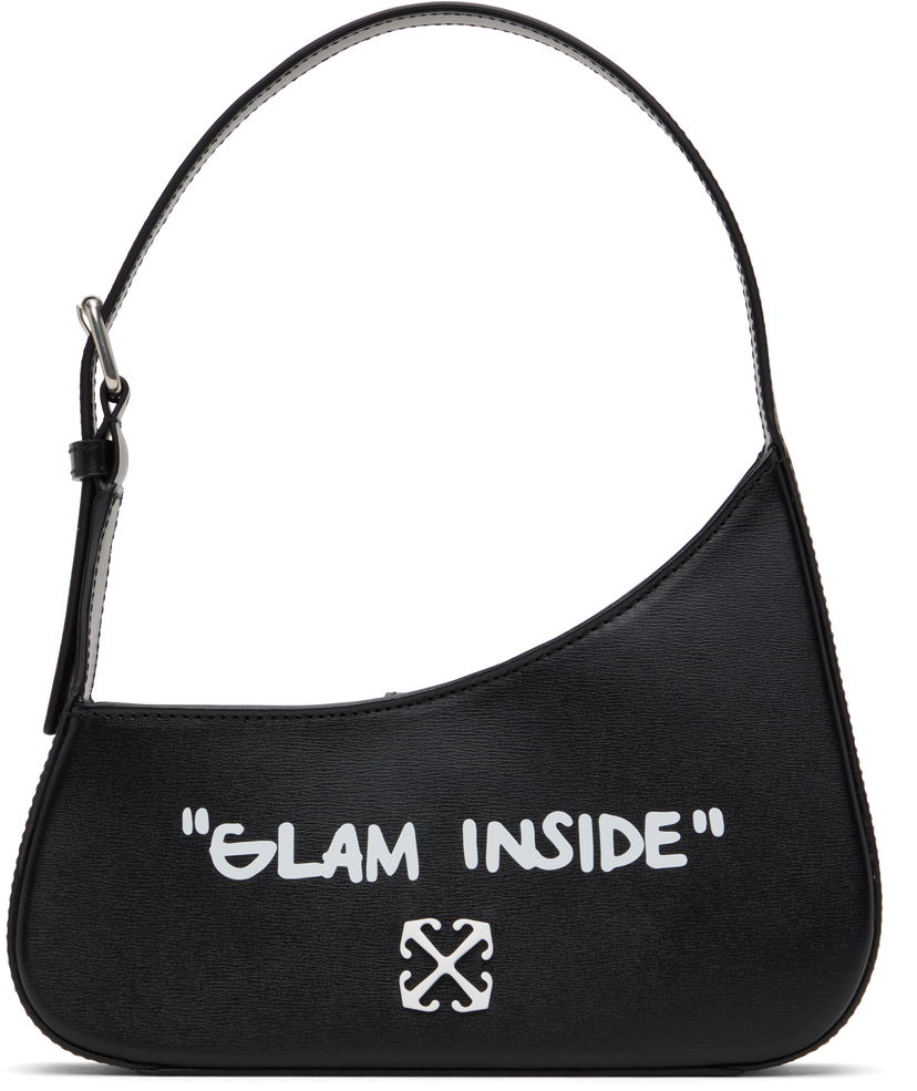 Ručna torbica Off-White Off-White Jitney Quote Shoulder Bag Crna | OWNN18AC99LEA0011001