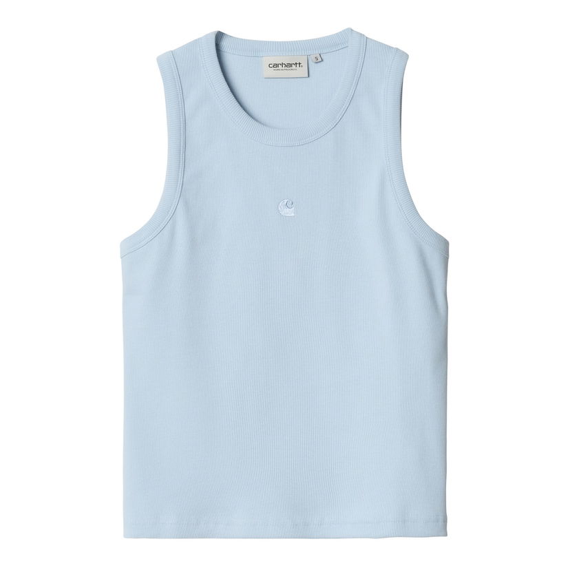 Majica bez rukava Carhartt WIP Carhartt WIP Philips Ribbed Tank Top Plava | I034624_8