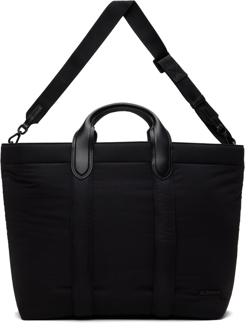 Tote bag Jacquemus JACQUEMUS La Croisière 'The Bambino Shopper' Tote Crna | 25E255BA423-3174