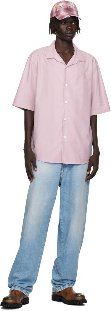 Košulja Acne Studios Acne Studios Button-Up Camp Collar Shirt Ružičasta | BB0634-, 3