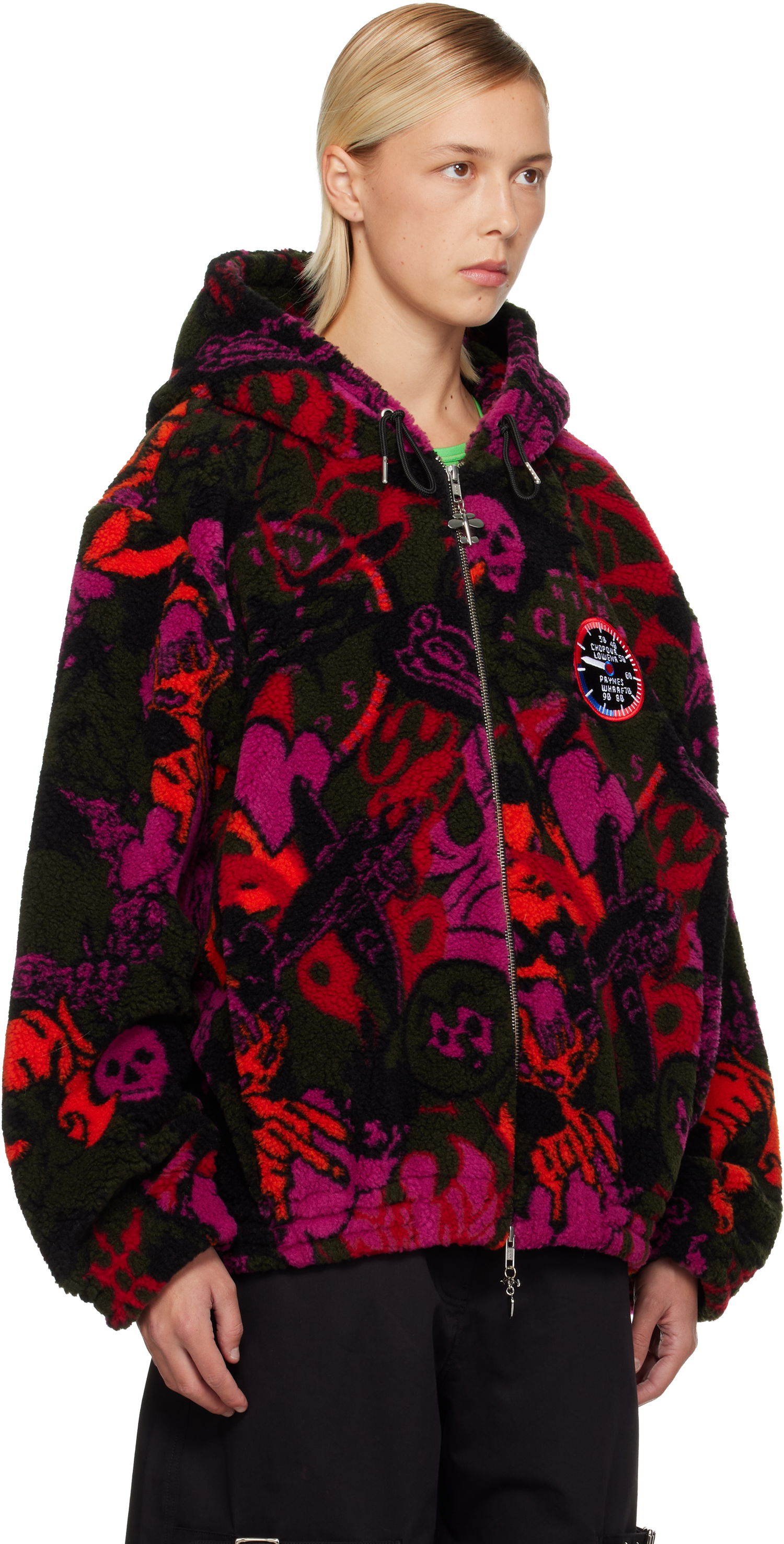 Dukserice Chopova Lowena Chopova Lowena Engine Party Oversized Fleece Hoodie Višebojno | 5311, 1