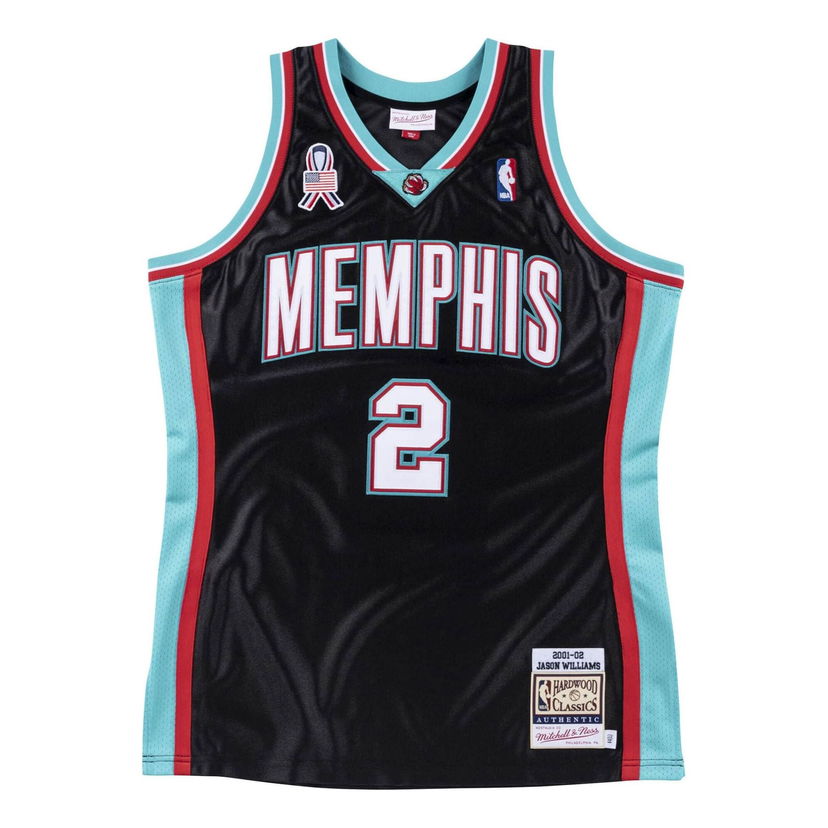 Dres Mitchell & Ness NBA Memphis Grizzlies 2001-02 Jason Williams Jersey Crna | AJY4GS18460-MGRBLCK01JWI