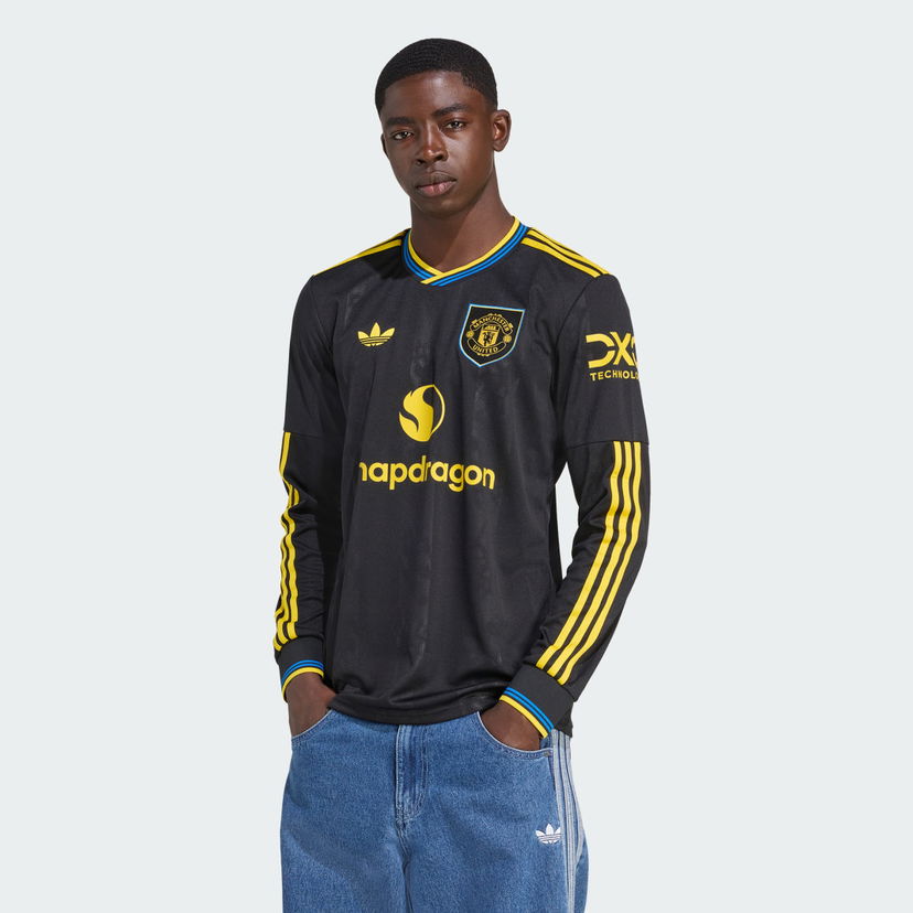 Dres adidas Performance Manchester United 25/26 Third Jersey Long Sleeve Crna | KD4226