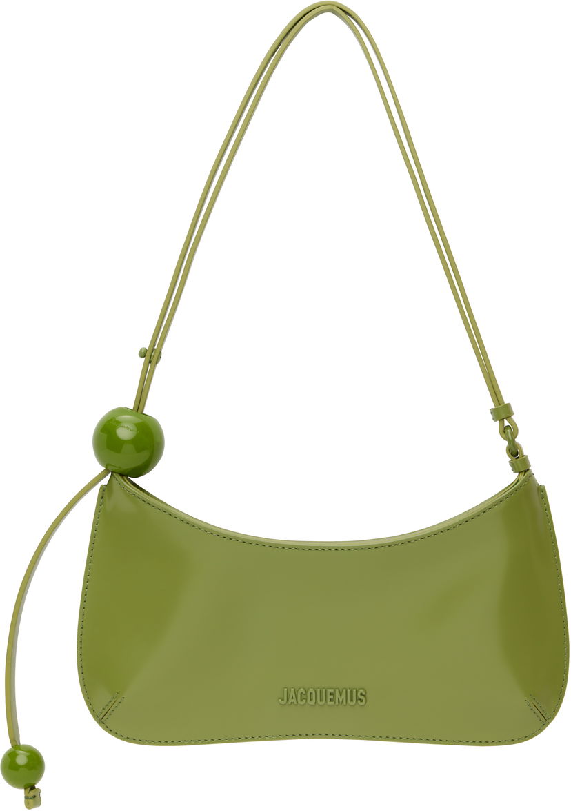 Torba za rame Jacquemus Jacquemus 'The Bisou Perle' Shoulder Bag Zelena | 23H233BA057-3128