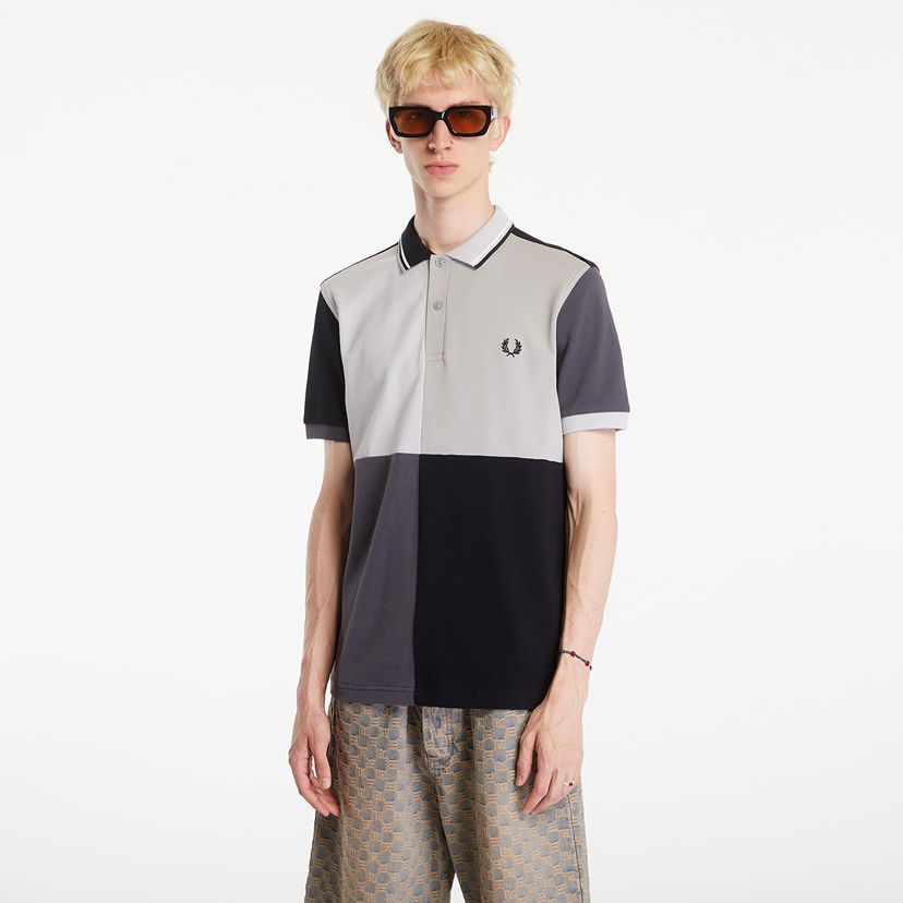 Polo majica Fred Perry Beams Grid Design Fp Polo T-Shirt Black Crna | SM7186 102