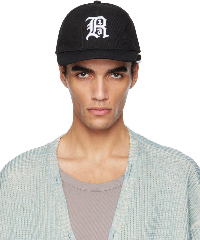 Kapa R13 R13 Baseball Cap with Logo Crna | R13WA022-A001