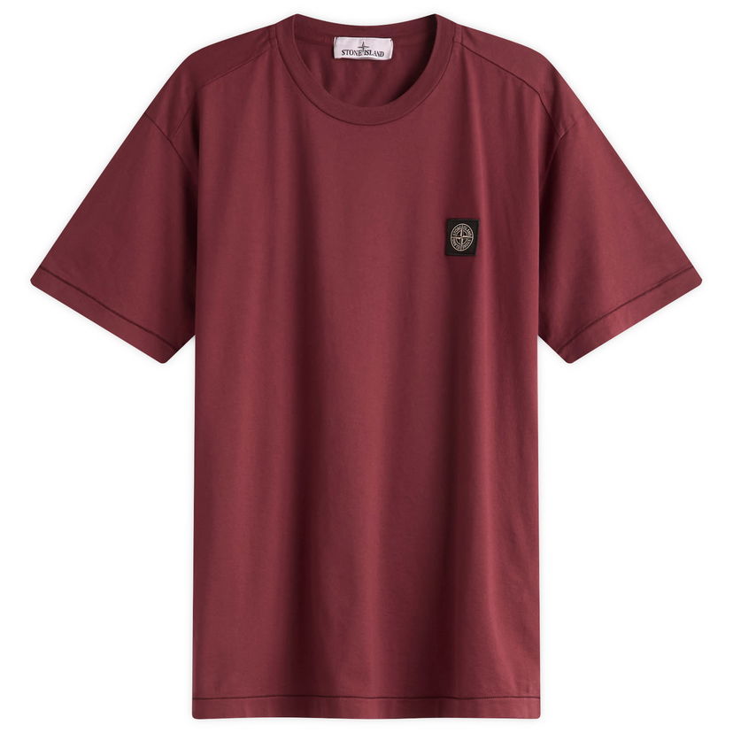 Majica kratkih rukava Stone Island Stone Island Patch Logo T-Shirt, Size Large Tamnocrvena | K2S152100027-V0012