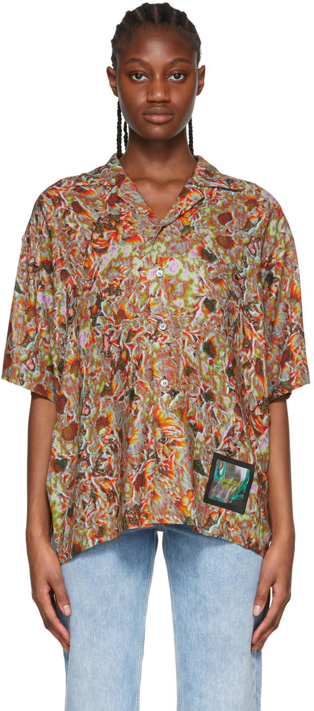 Košulja Ambush AMBUSH Viscose Floral Shirt Višebojno | BMGA056S22FAB0018484