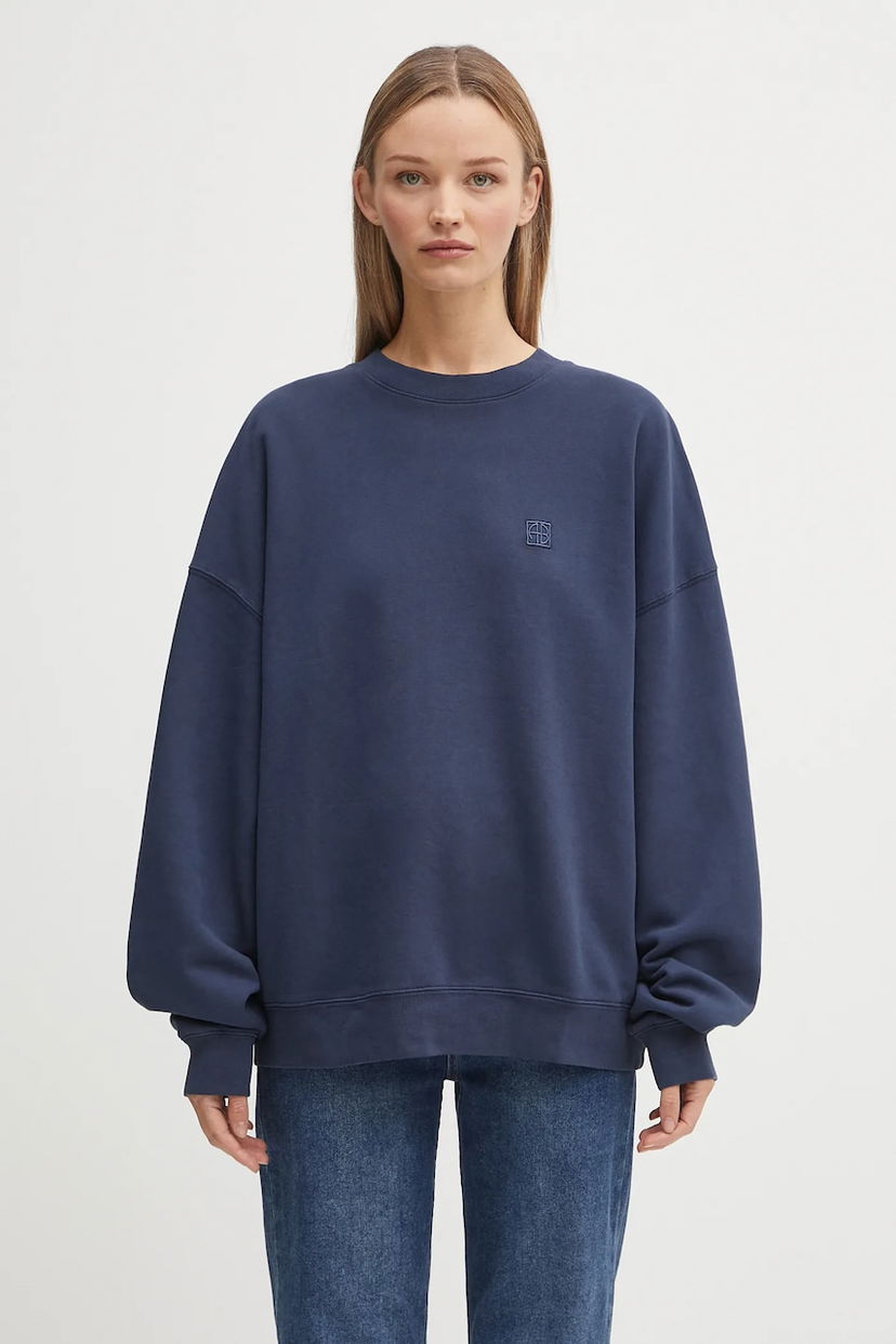 Dukserice Anine Bing Anine Bing Miles Sweatshirt Tamnoplava | A.08.11205
