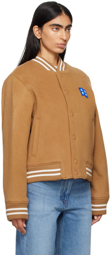 Bomber jakna ADER ERROR TRS Tag Varsity Bomber Jacket Smeđa | BM42FYJK0504CM, 4