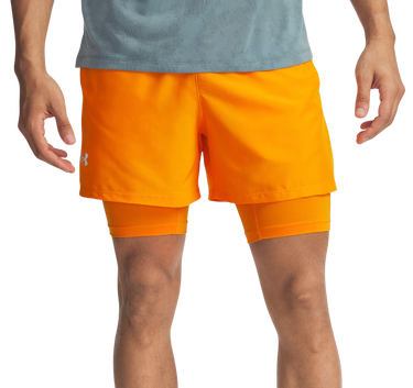 Kratke hlače Under Armour LAUNCH 5'' 2-IN-1 SHORTS Narančasta | 1382640-793, 0