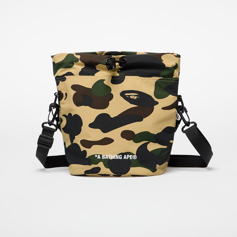Ruksaci i torbe BAPE A BATHING APE 1St Camo Drawstring Bag Žuta | 001SGL301007MYEL