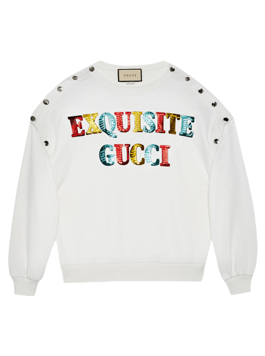 Dukserice Gucci Cotton Sweatshirt Bijela | 717416 XJEXN 9088