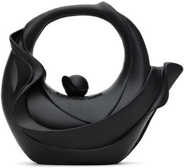 Ručna torbica Feng Chen Wang Feng Chen Wang 3D Chahu Sculptural Handle Bag Crna | FUF18AC21, 0