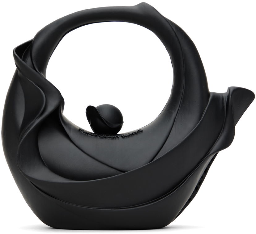 Ručna torbica Feng Chen Wang Feng Chen Wang 3D Chahu Sculptural Handle Bag Crna | FUF18AC21