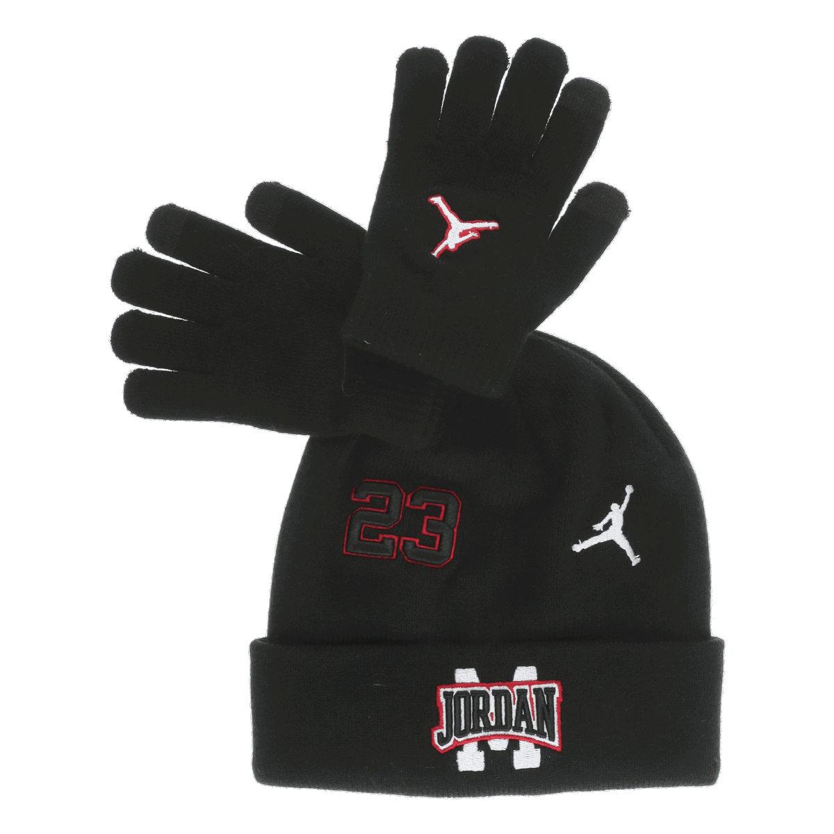 Kapica Jordan Jordan Patch Beanie and Gloves Set Crna | 9A9103-023, 0