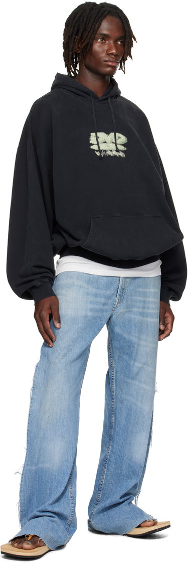 Dukserice VETEMENTS Vetements 'DVD' Oversized Hoodie Crna | UH76HD380B, 3