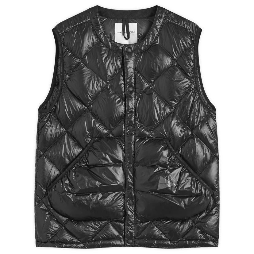 Prsluk and wander Diamond Stitch Down Vest Crna | 5744231107-010
