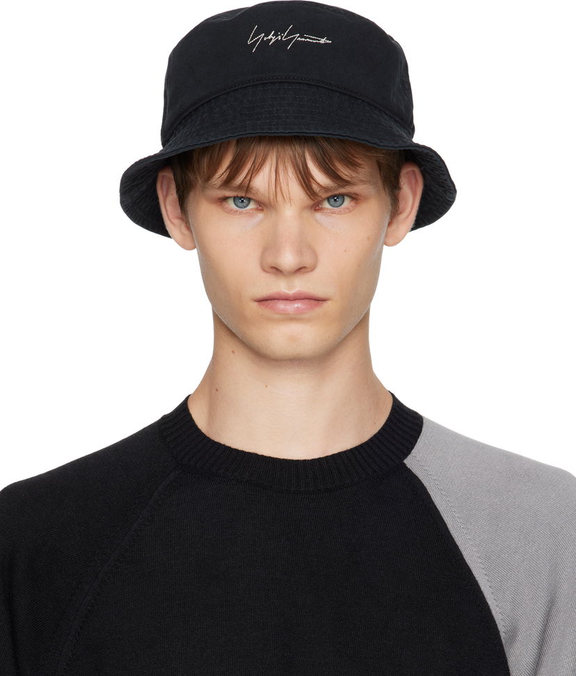 Šešir Yohji Yamamoto Y-3 KRUO Bucket Hat by Yohji Yamamoto Crna | JZ0917