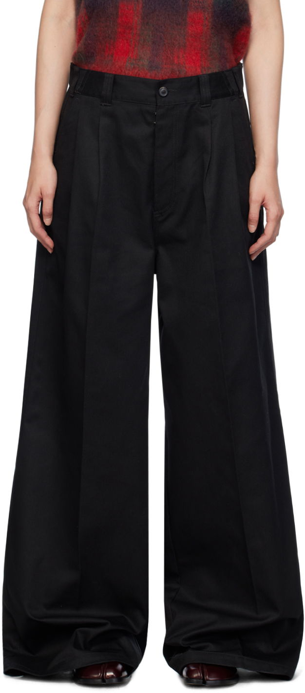 Hlače Maison Margiela Yoke Trousers Crna | S51KA0591 S54042