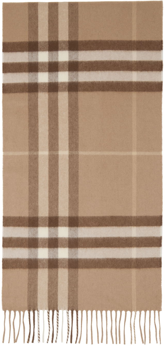 Šal Burberry Classic Check Scarf Beige Bež | 8016399