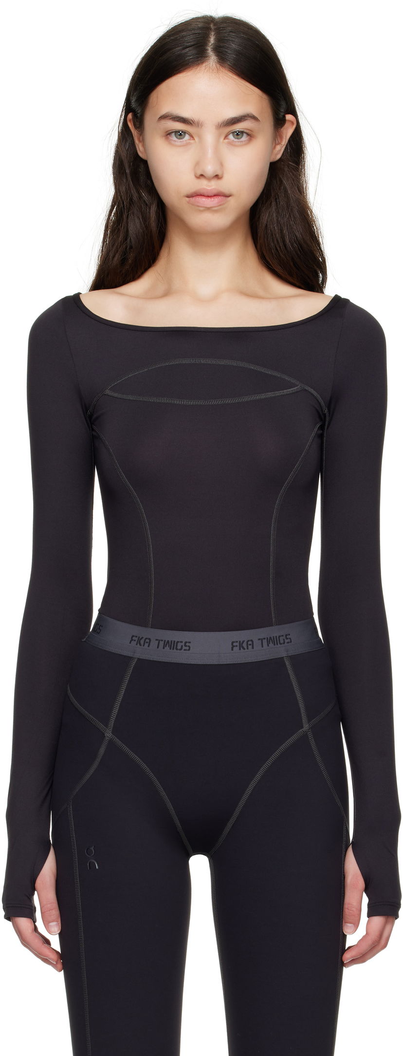 Majica kratkih rukava On Running FKA twigs Edition Studio Long Sleeve Top Crna | 1WF11620553