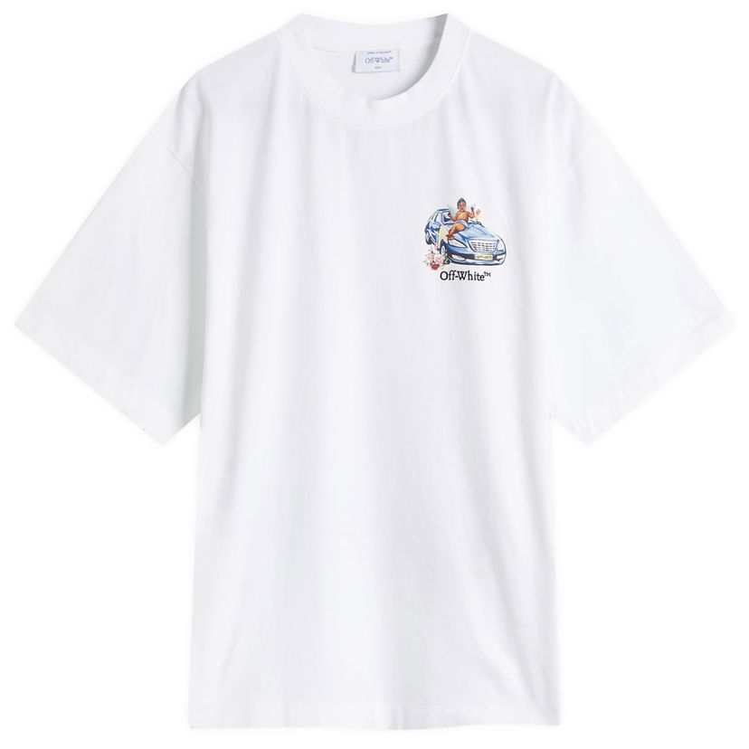 Majica kratkih rukava Off-White Off-White Fresco Arrow Skate T-Shirt, Size Large Bijela | OMAA120S25JER0030110