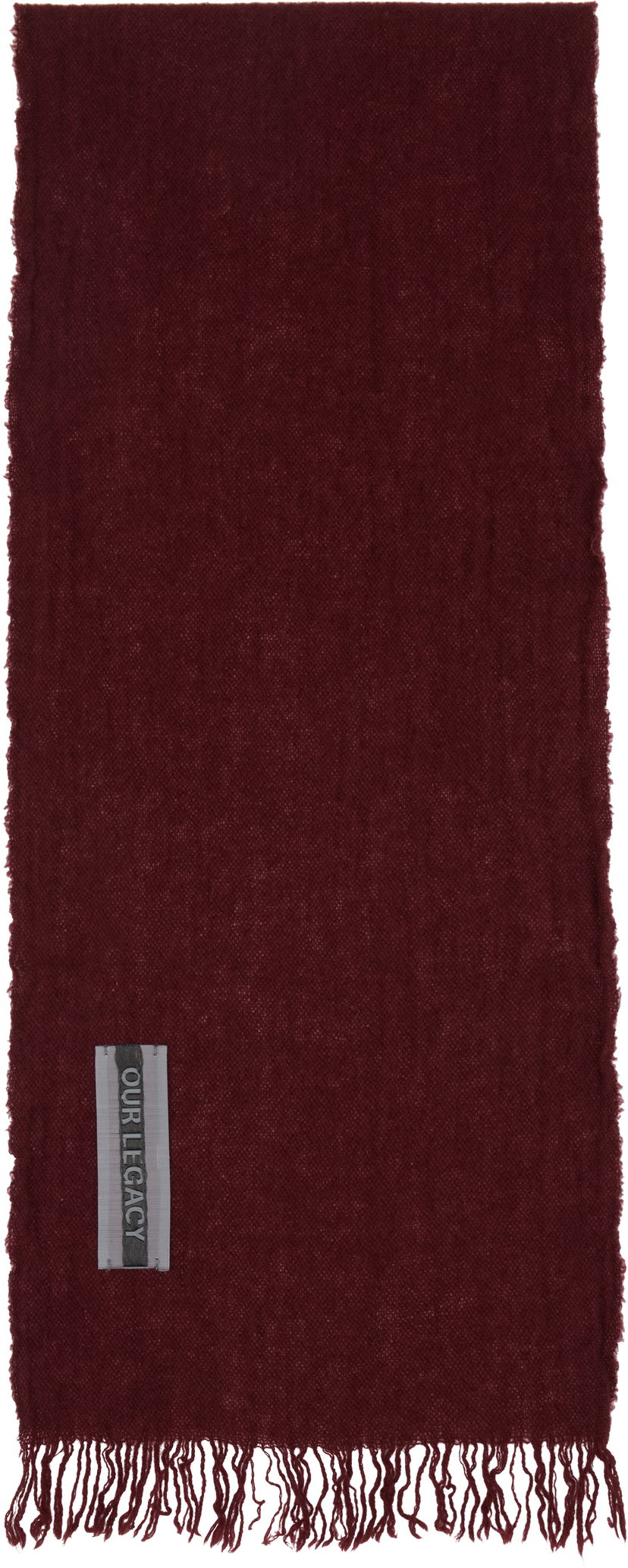 Šal OUR LEGACY Our Legacy Cottage Scarf Tamnocrvena | A4258CCM