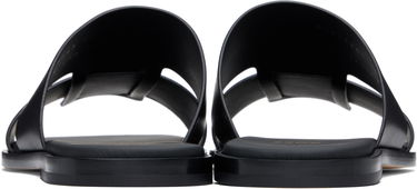 Tenisice i cipele BOSS BOSS Buffed Leather Sandals Crna | 50539243, 1