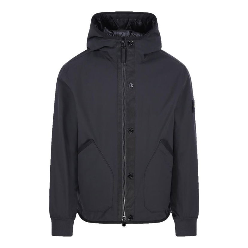 Vjetrovka Stone Island Shell R Hooded Jacket Crna | 791541027-V0029