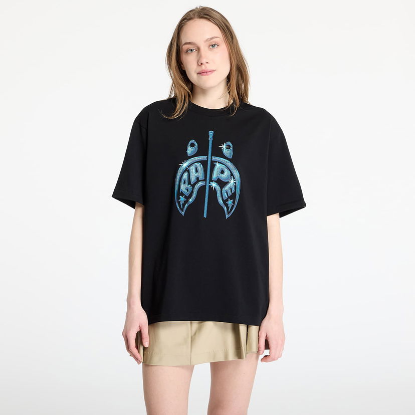 Majica kratkih rukava BAPE A BATHING APE Relaxed Fit T-Shirt Crna | 001TEL301331MBLK