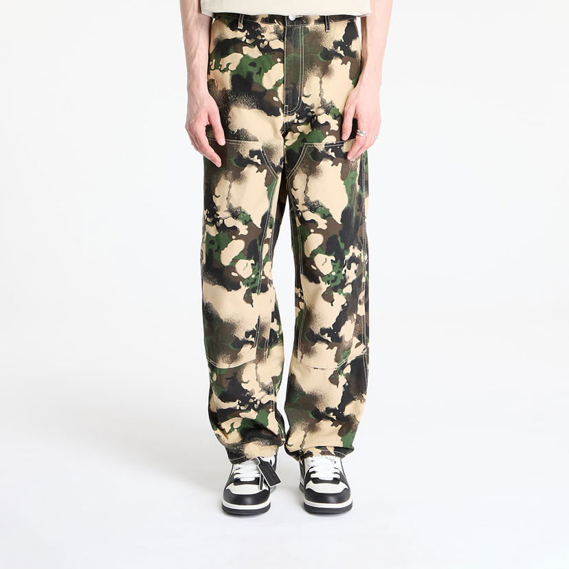 Cargo hlače BAPE A BATHING APE Map Camo Relaxed Fit Work Pants Višebojno | 001PTL301001MGRN