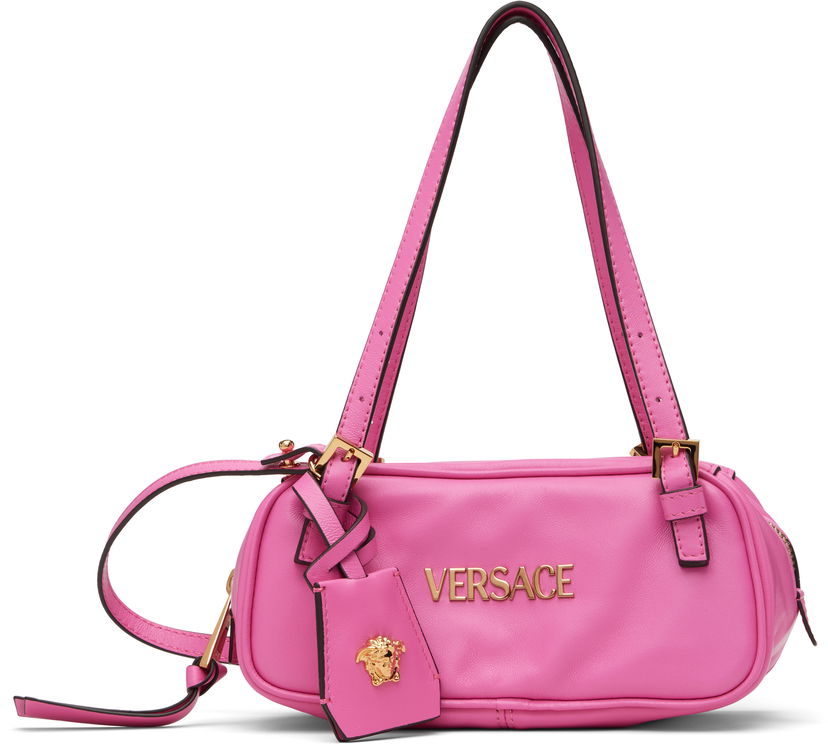 Ručna torbica Versace Versace Tag Bowling Mini Bag Ružičasta | 1019178_1A13171