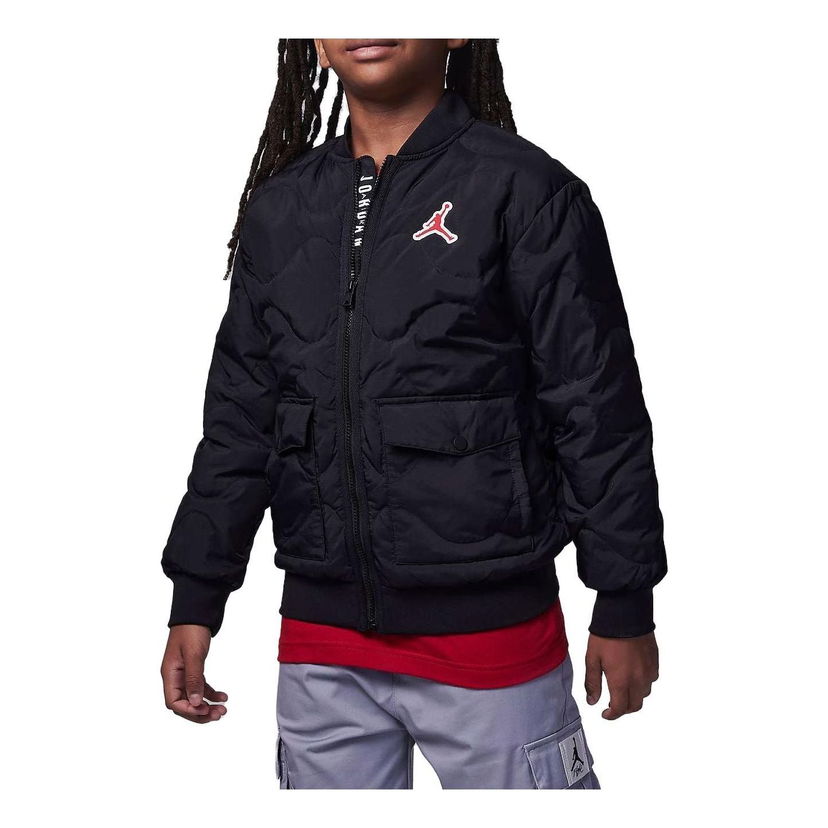 Bomber jakna Jordan Air Jordan Quilted Liner Jacket Crna | FZ6538-010