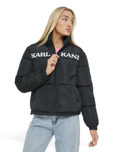 Jakna Karl Kani Retro Essential Puffer Jacket Crna | 6176452
