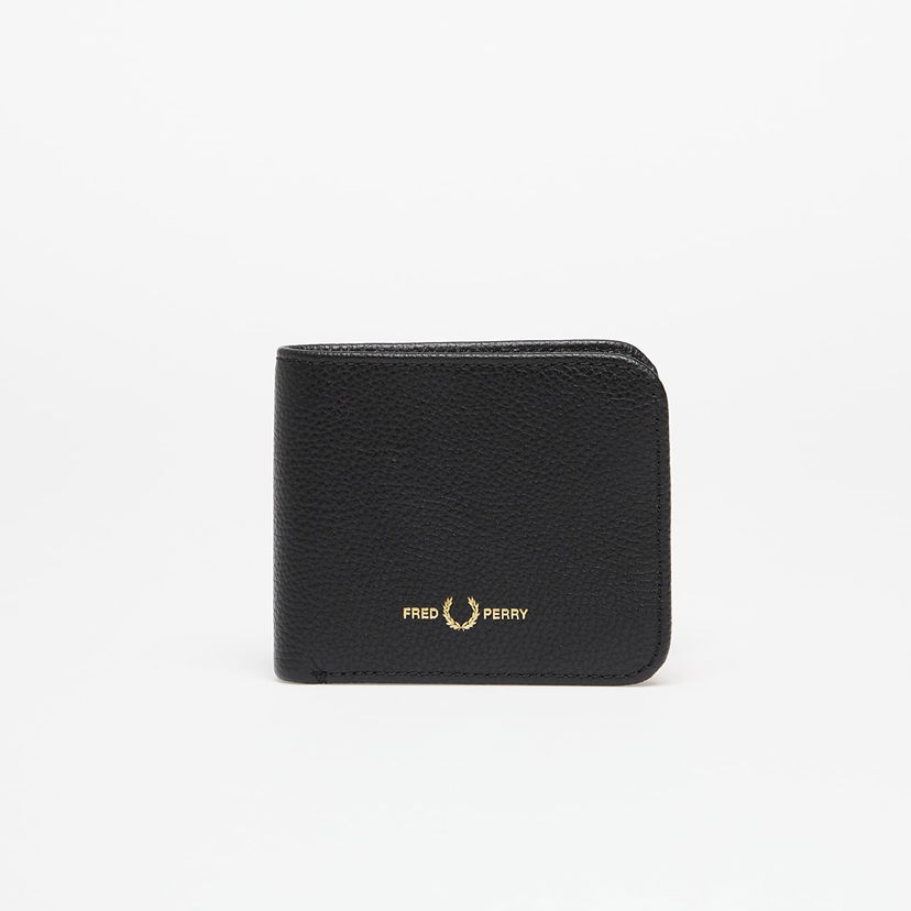 Novčanik Fred Perry FRED PERRY Tumbled Leather Wallet Crna | L9264 102