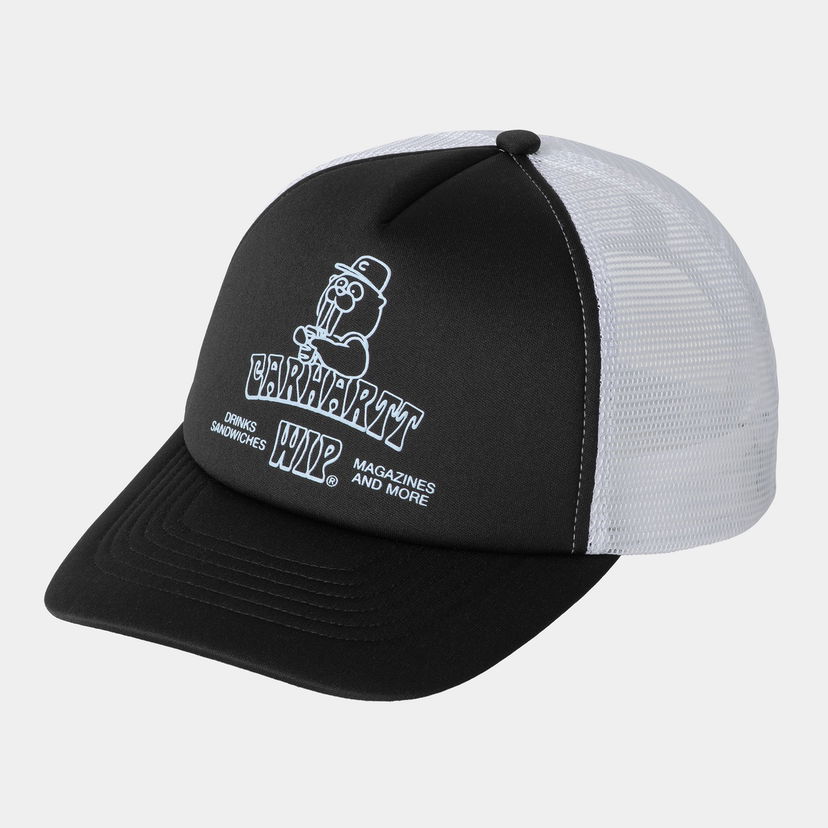 Kapa Carhartt WIP Sandwich Trucker Cap Crna | I035278_4