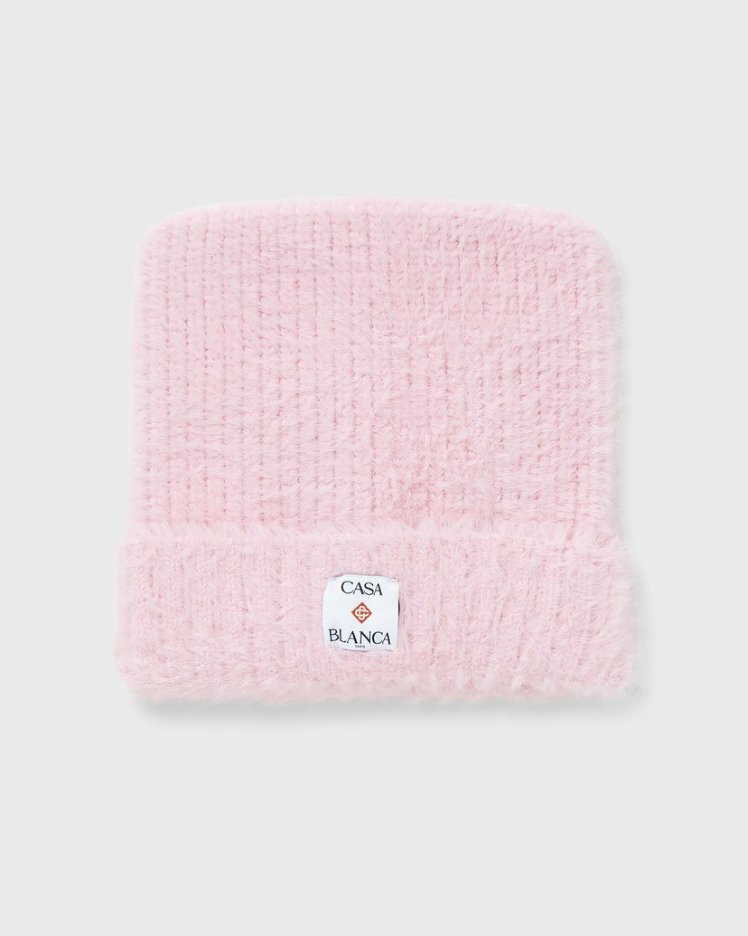 Kapica Casablanca Fluffy Nylon Square Hat Ružičasta | A-AW25-HAT-101-01