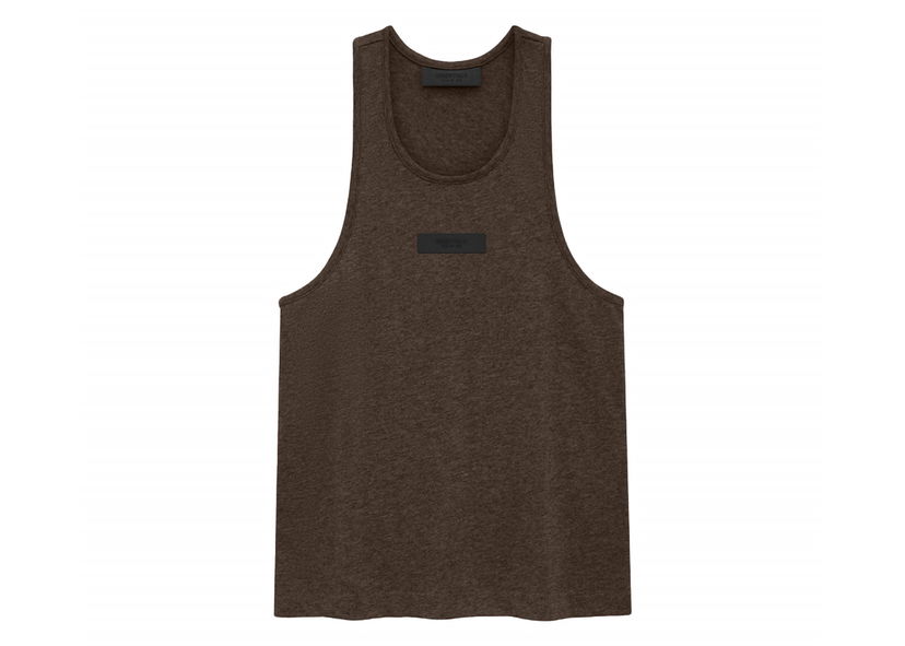 Majica bez rukava Fear of God Core Collection Tanktop Heather Wood Smeđa | 125SU245492FW