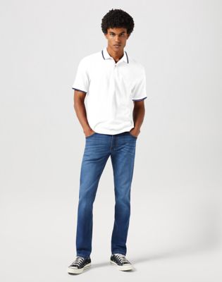 Jeans Wrangler Polo Shirt Bijela | 112352280:XXL