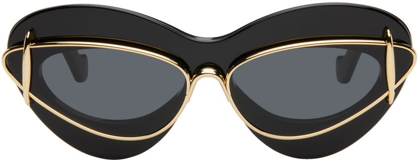 Sunčane naočale Loewe Cat-Eye Double Frame Sunglasses Crna | LW40119I 192337151095