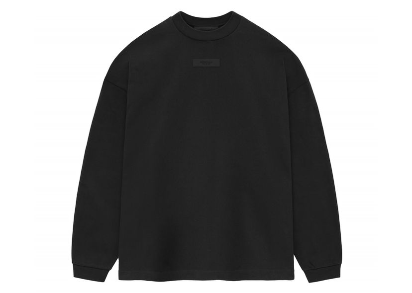 Majica kratkih rukava Fear of God Core Collection L/S Tee Black Crna | 125SU244200F