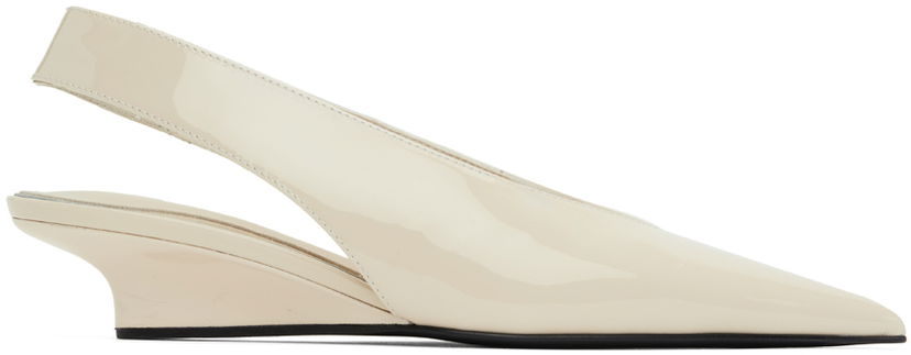 Tenisice i cipele TOTEME 'The Wedge-Heel' Slingback Pumps Bež | 244-WAS0165-LE0091