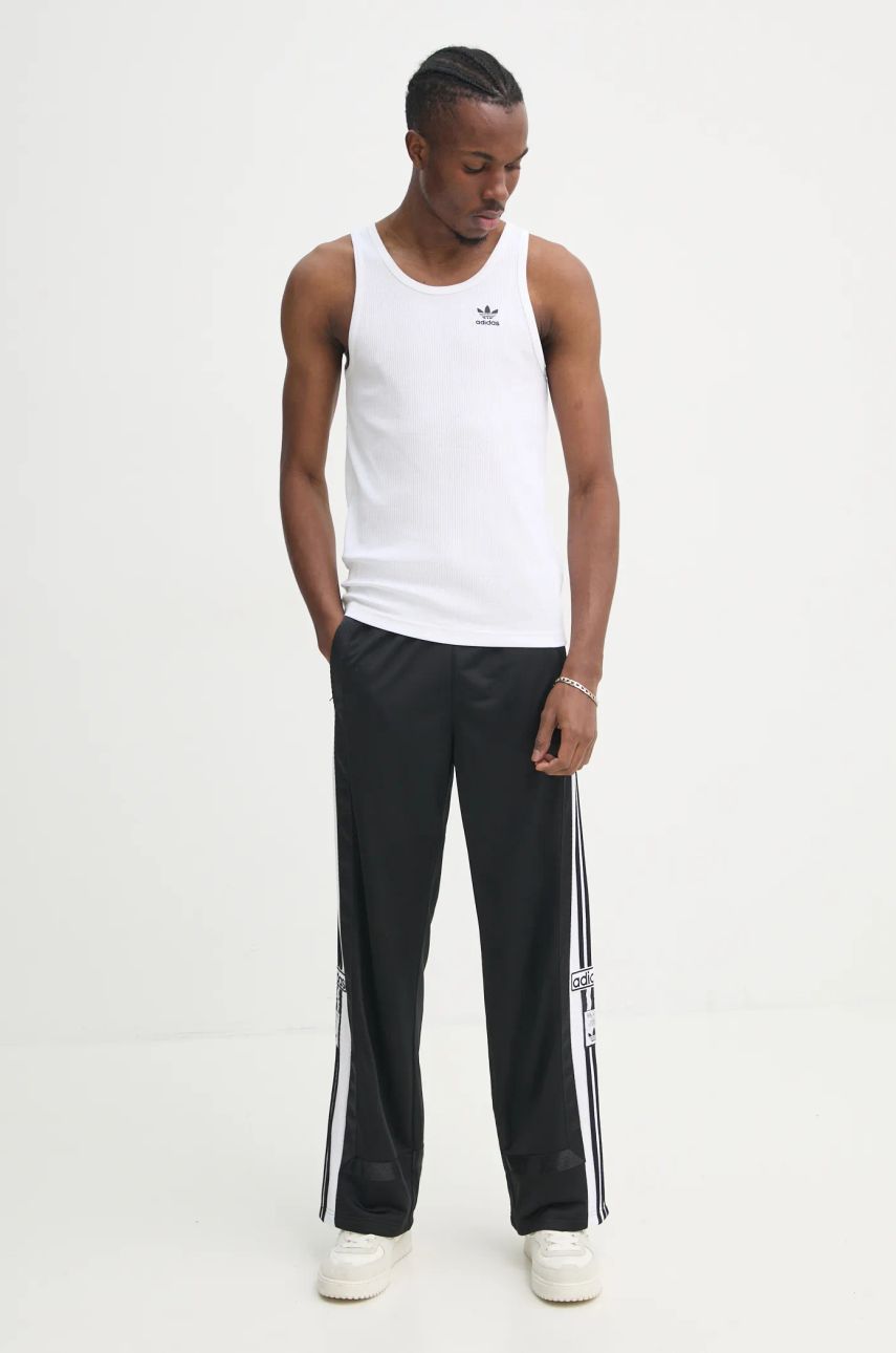 Trenirka adidas Originals Black Training Pants with Stripes Crna | JD4267, 1