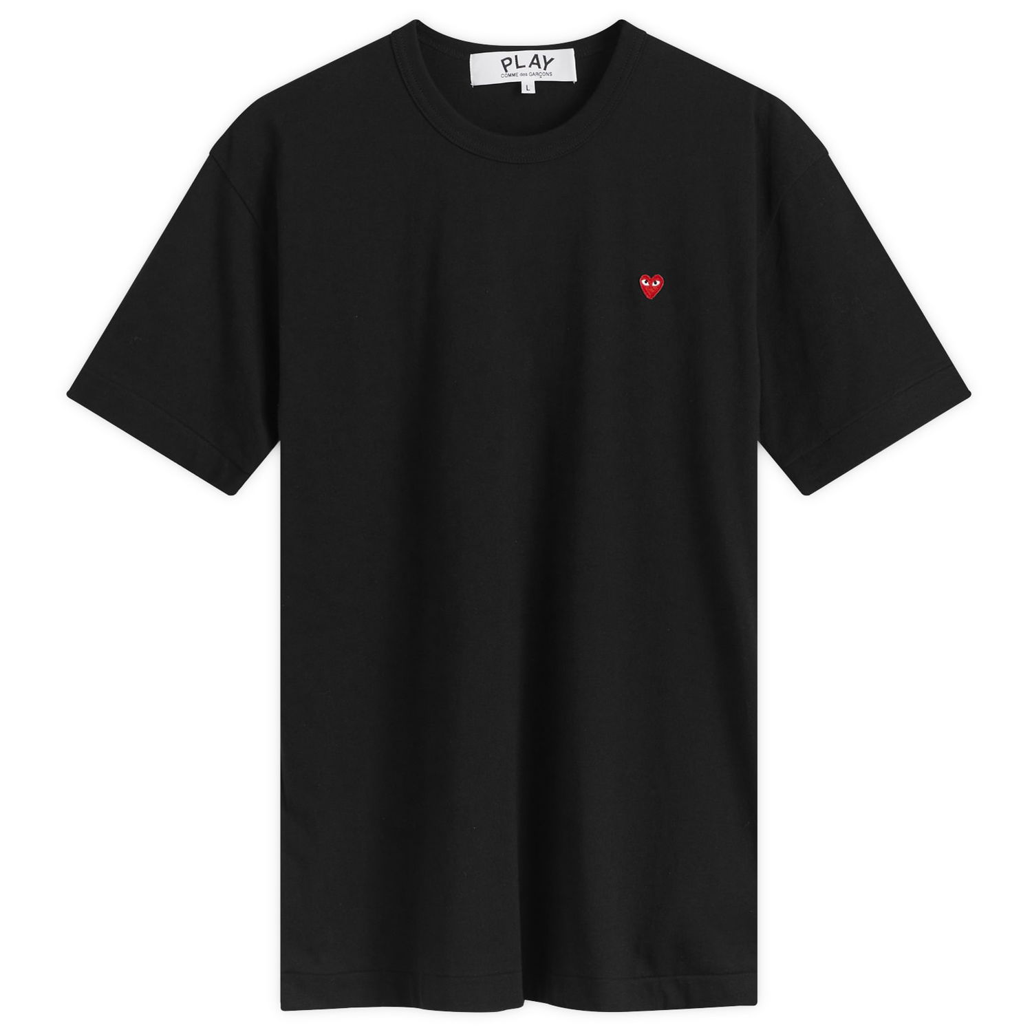 Majica kratkih rukava Comme des Garçons T-Shirt With Red Heart Crna | AX-T304-051-1, 0