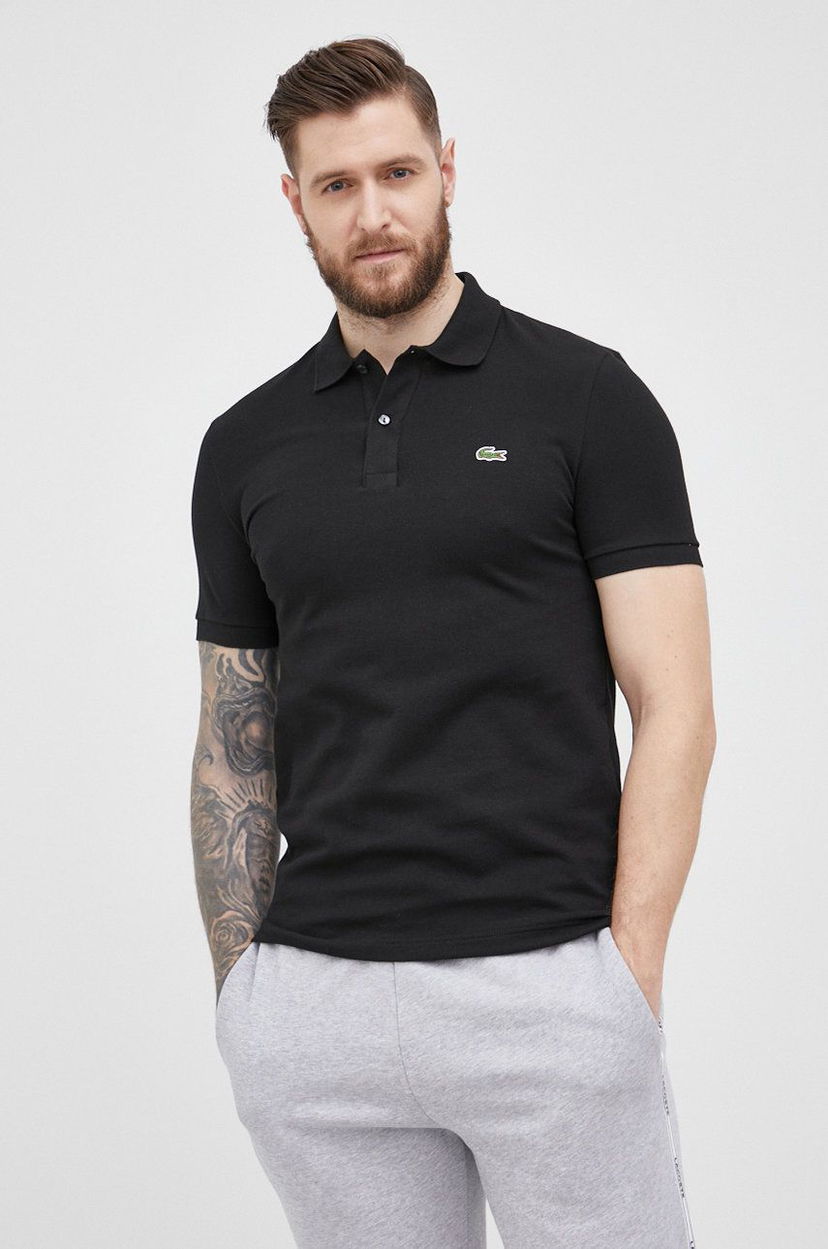 Polo majica Lacoste Polo Crna | PH4012