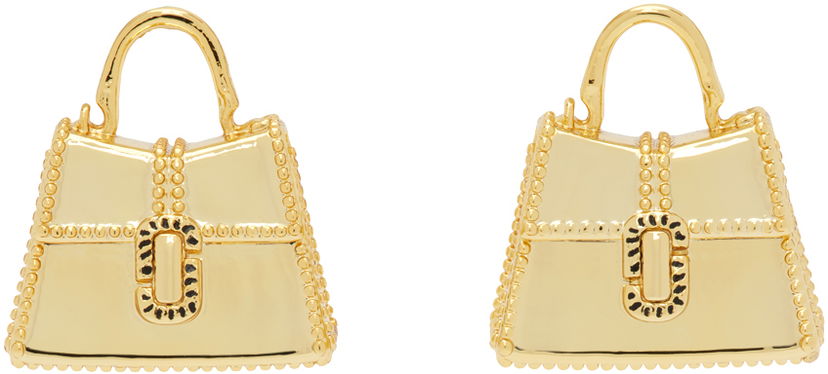 Naušnice Marc Jacobs Marc Jacobs 'The St. Marc' Handbag Earrings Metalik | 2R3JER001J84
