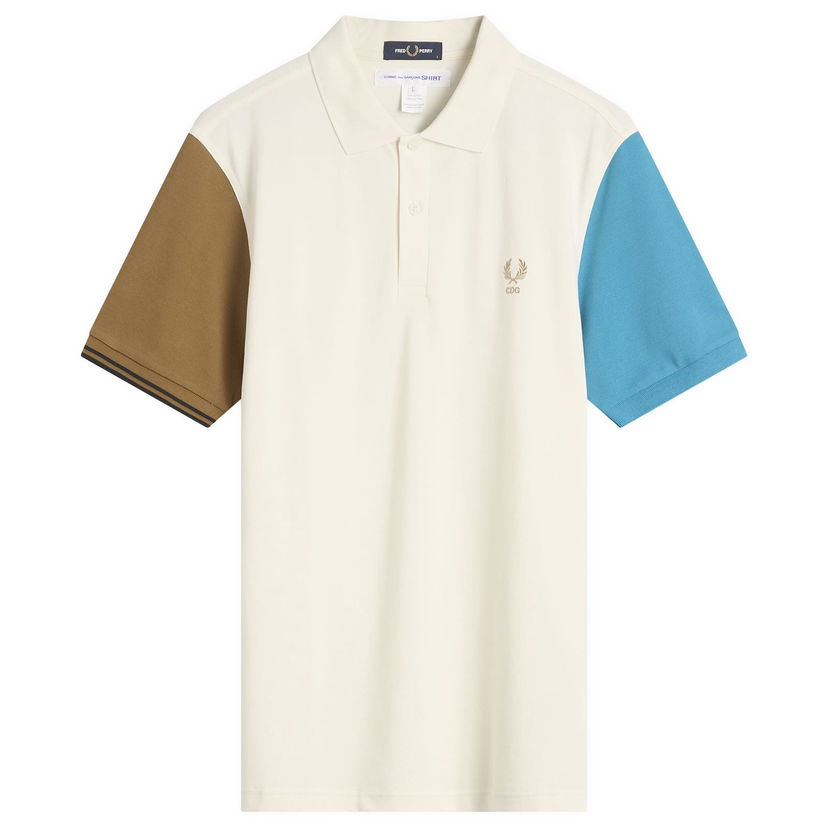 Polo majica Comme des Garçons SHIRT X Fred Perry Polo Shirt Bež | FP-T503-051-1