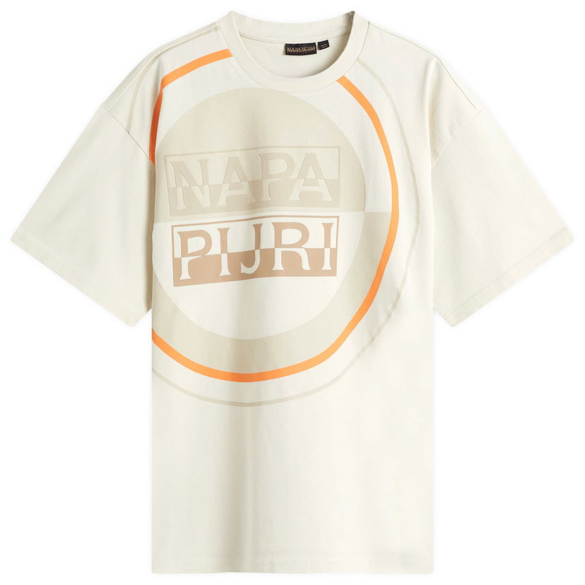 Majica kratkih rukava Napapijri Napapijri Premium Macro Dimension Print T-Shirt, Size Large Bež | NP0A4IEEN1J1
