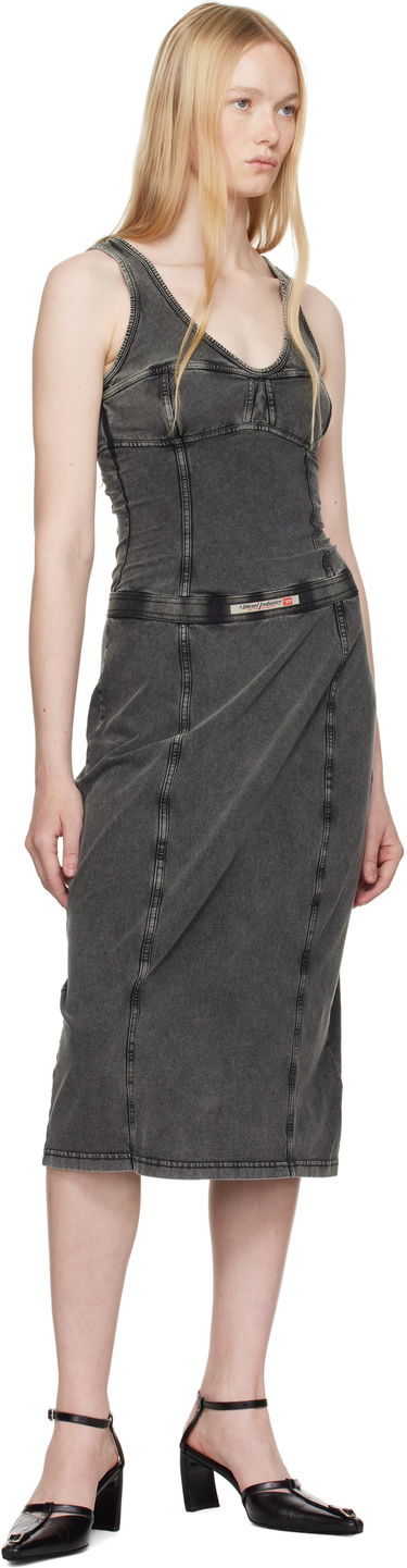 Haljina Diesel Diesel D-Inny Midi Dress Siva | A16591 0NJBJ, 3